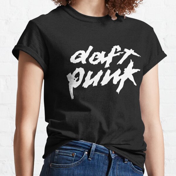 Classic Daft Punk Logo Grey Crewneck Sweatshirt