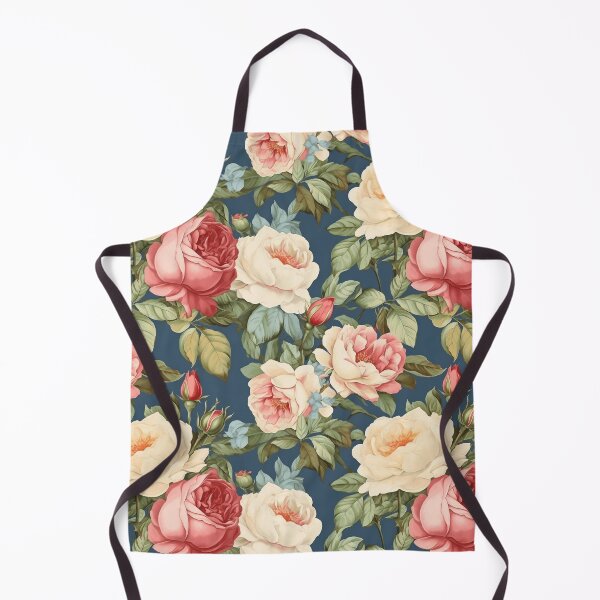 Item preview, A Tumble of Roses! Summer Roses on Blue designed and sold by LuluLovely.