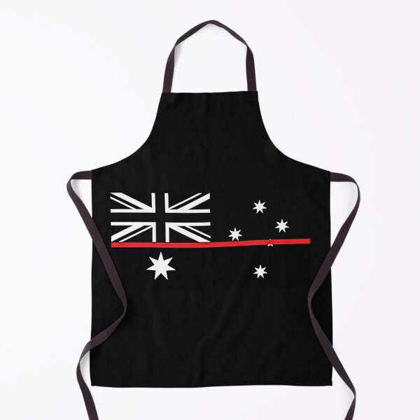Item preview, Australian Thin Red Line Flag -Black & White designed and sold by RENAGADE4LYF.