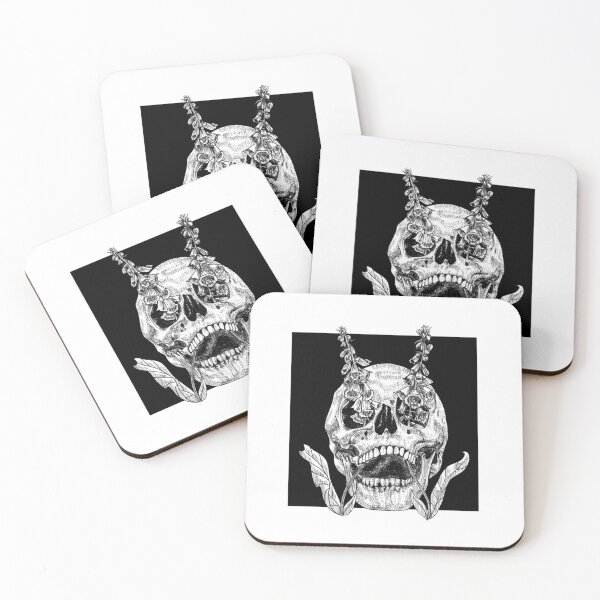 Item preview, Foxglove Skull designed and sold by ArtShopFlopsyC.