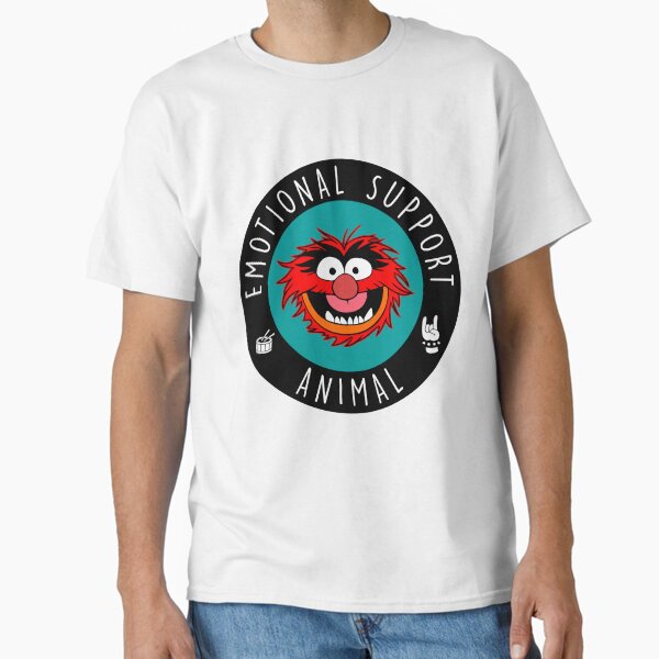 Vista previa del artículo con la obra «Muppets Animal de apoyo emocional Animal baterista», diseñado y vendido por StepWonderland1.