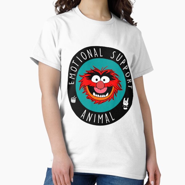 Vista previa del artículo con la obra «Muppets Animal de apoyo emocional Animal baterista», diseñado y vendido por StepWonderland1.