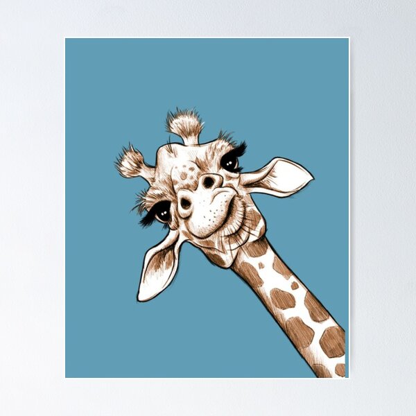 Artikel-Vorschau von Skizzen-Giraffe-Kunst, designt und verkauft von hywyfarume354.