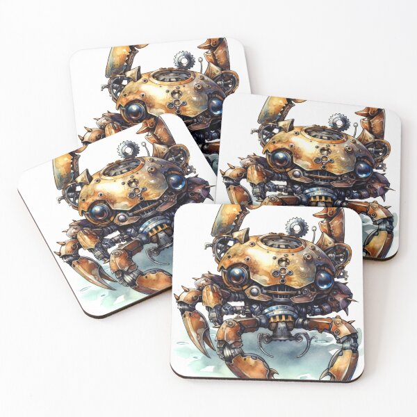 Item preview, Crab Animal Clipart, Steampunk Animal, Mechanical Beast Art, Clockwork Creature, Gear Animal, Steam Powered designed and sold by CoolorPainting.