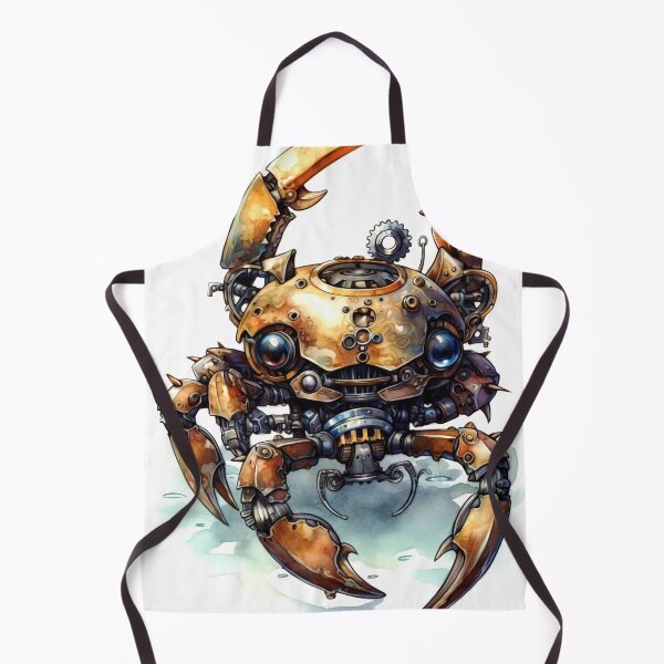 Item preview, Crab Animal Clipart, Steampunk Animal, Mechanical Beast Art, Clockwork Creature, Gear Animal, Steam Powered designed and sold by CoolorPainting.