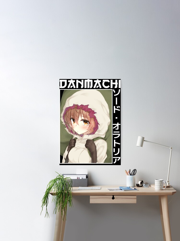 Ryuu Lion DanMachi Anime Girl Waifu Fanart Poster for Sale by