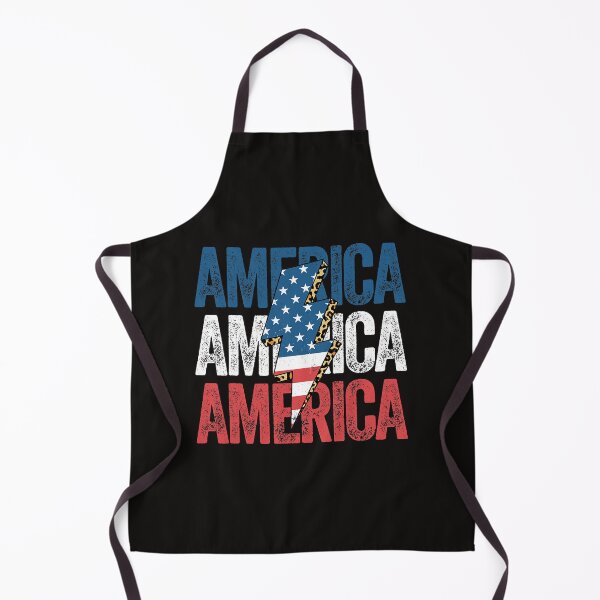 Item preview, America Cheetah Leopard Lightning Bolt 4th of July designed and sold by NandiniSampath.