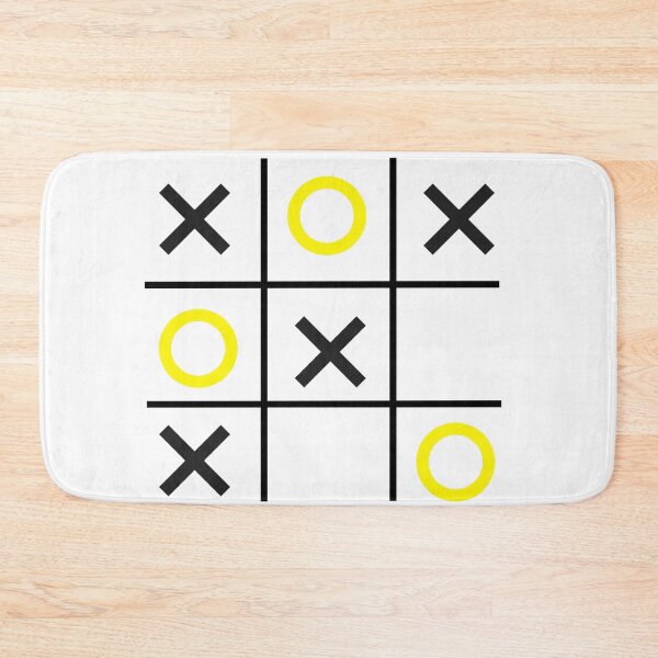 Item preview, Tic-Tac-Toe, Xs & Os, Noughts & Crosses (yellow/black) designed and sold by Obawan.