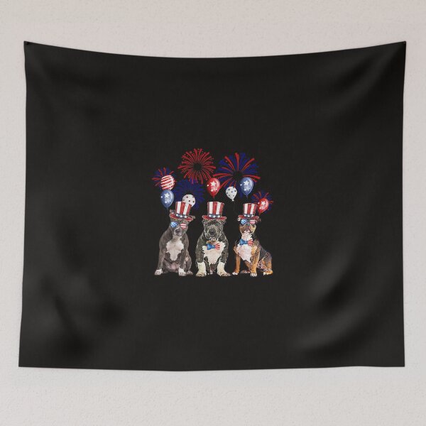 Item preview, American Bully Firework Sunglasses America Dog 4th of July designed and sold by NandiniSampath.
