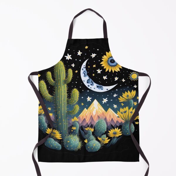 Item preview, Cactus with Beautiful Sunflowers and Mountain designed and sold by Shaymalily.