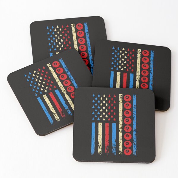 Item preview, American Cue Sports Flag Athletic Billiards 4th Of July designed and sold by NandiniSampath.