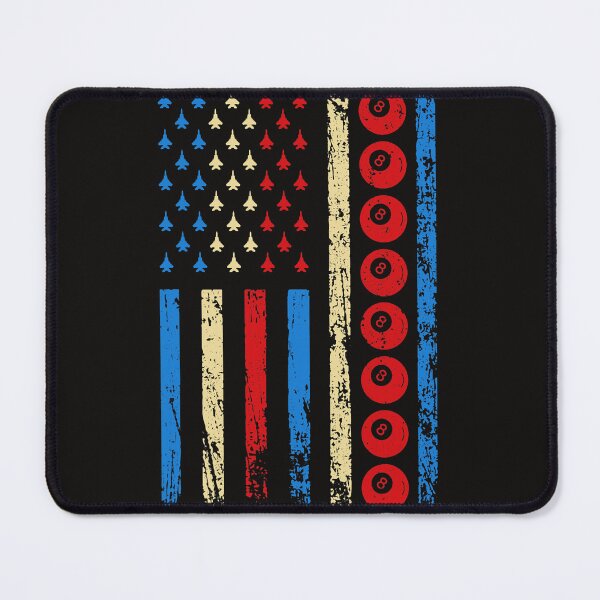 Item preview, American Cue Sports Flag Athletic Billiards 4th Of July designed and sold by NandiniSampath.