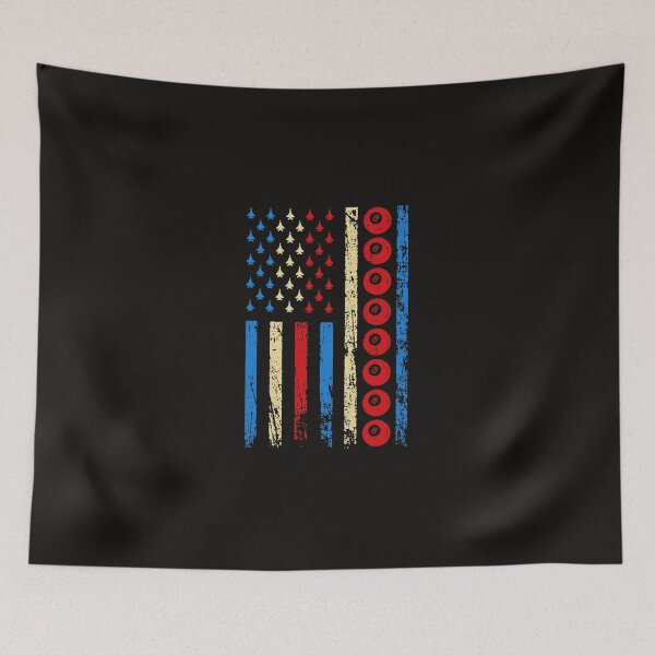 Item preview, American Cue Sports Flag Athletic Billiards 4th Of July designed and sold by NandiniSampath.