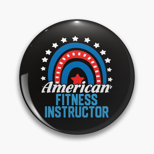 Item preview, American Fitness Instructor Rainbow USA Flag 4th Of July designed and sold by NandiniSampath.
