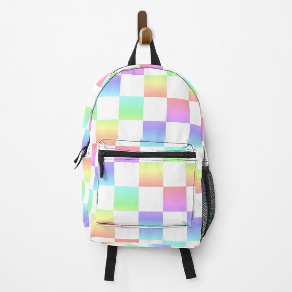 Item preview, Aesthetic pastel Rainbow checkered  designed and sold by AfreenDesign.