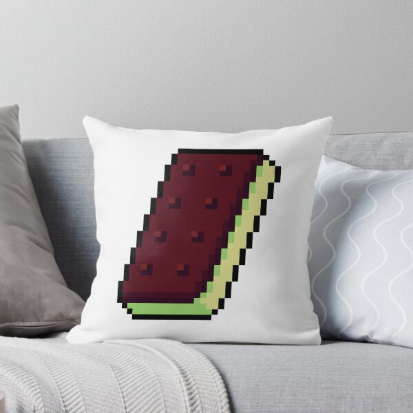 Item preview, Pixel Chocolate Ice Cream Sandwich - pixel food art designed and sold by LittleFoodShop.