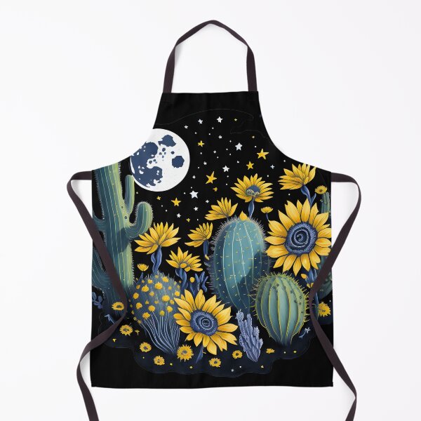 Item preview, Cactus and Sunflowers Moon and Stars designed and sold by Shaymalily.