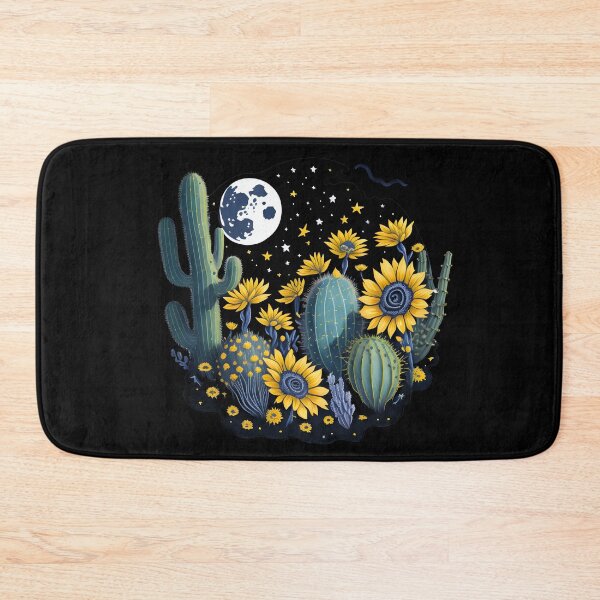 Item preview, Cactus and Sunflowers Moon and Stars  designed and sold by Shaymalily.
