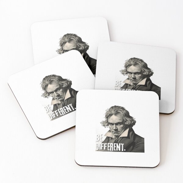 Item preview, Beethoven portrait 'be different' designed and sold by Journeyfunds.