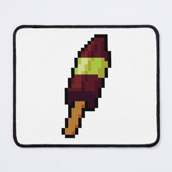 Item preview, Pixel Banana Chocolate Bomb pop - pixel food art designed and sold by LittleFoodShop.