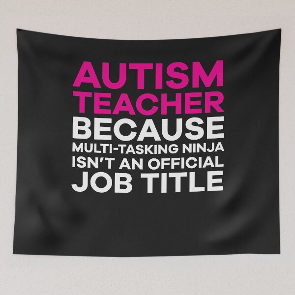 Item preview, Autism Teacher Isnt An Official Job Title T-Shirt designed and sold by JameJoyDesigner.