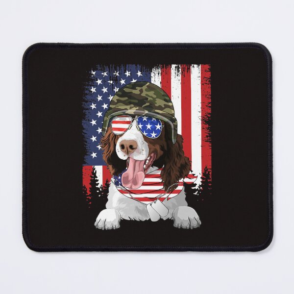 Item preview, American Flag 4th of July English Springer Spaniel Dog Lover designed and sold by MuktiCheema.