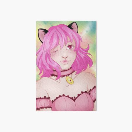 Mew Ichigo from the anime Tokyo Mew Mew New original artwork Art Board  Print for Sale by EryaMoon