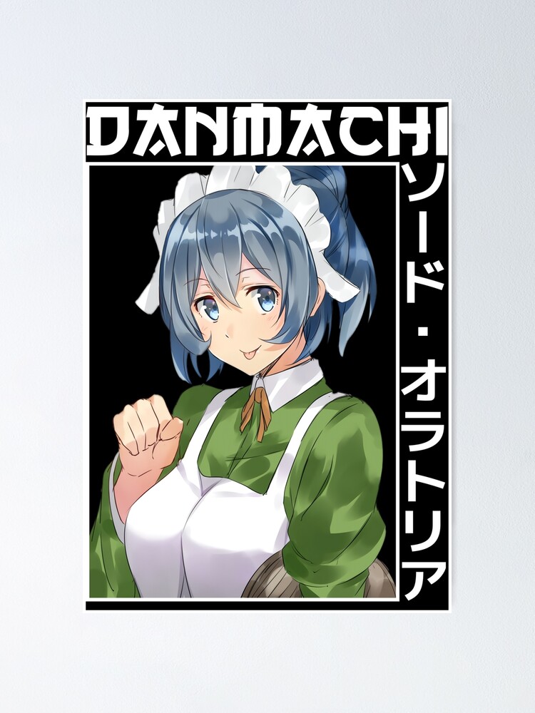 Ryuu Lion DanMachi Anime Girl Waifu Fanart Poster for Sale by