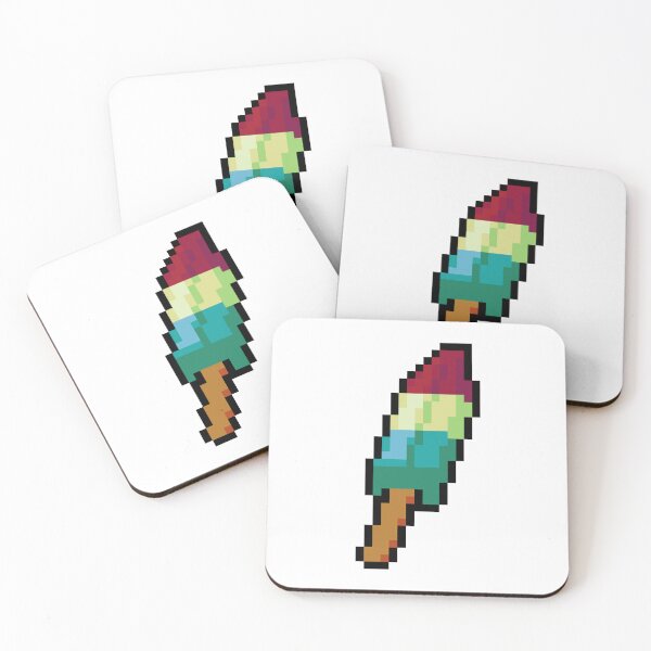 Item preview, Pixel Firecracker Bomb pop - pixel food art designed and sold by LittleFoodShop.