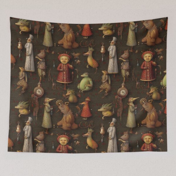 Item preview, Magical 16th Century - Cute & Creepy Monsters - A Toy Shop designed and sold by SecretDicer.