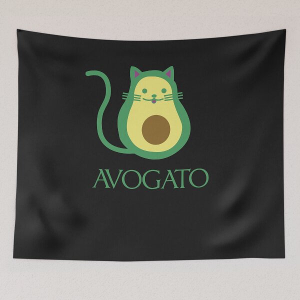 Item preview, Avogato Avo-cado Cat Kitty Funny T-Shirt designed and sold by JameJoyDesigner.