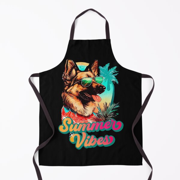 Item preview, German Shepherd Summer Vibes designed and sold by GO SHIRT-TEE.