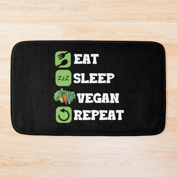 Item preview, Vegan Eat Sleep Repeat Vegetarian Animal Welfare designed and sold by Pubi.
