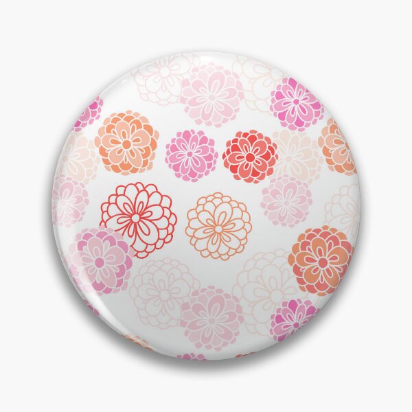 Item preview, Japanese Pink Flower Pattern designed and sold by OneCreativeArt.