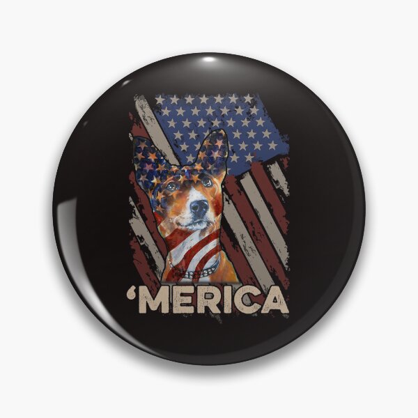 Item preview, American Flag Basenji Patriotic Dog 4th Of July Proud designed and sold by MuktiCheema.