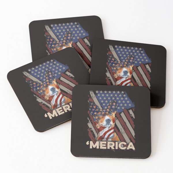 Item preview, American Flag Basenji Patriotic Dog 4th Of July Proud designed and sold by MuktiCheema.