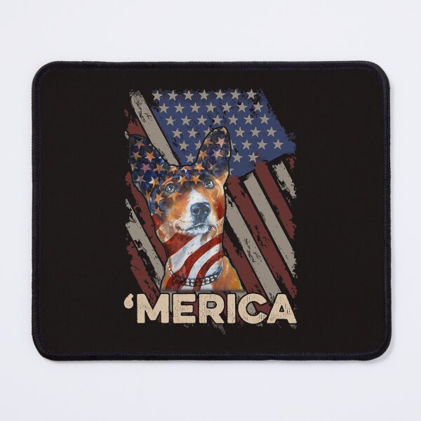 Item preview, American Flag Basenji Patriotic Dog 4th Of July Proud designed and sold by MuktiCheema.