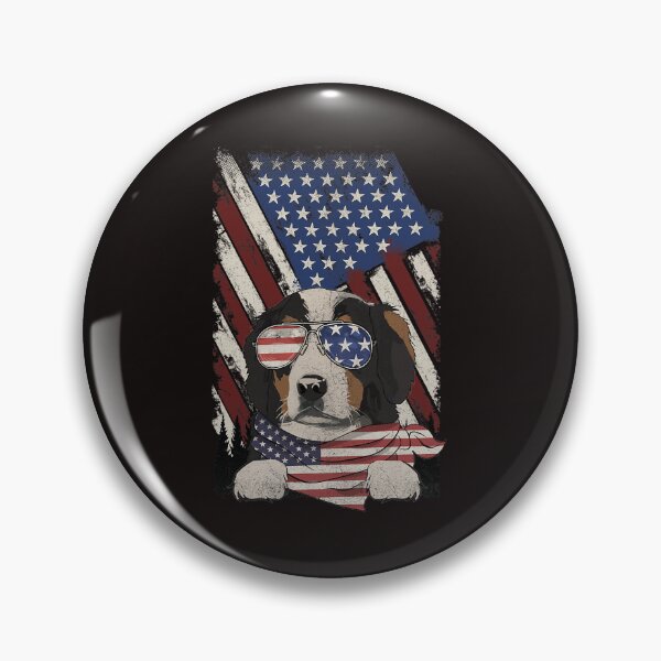 Item preview, American Flag Bernese Mountain Dad Mom Dog Lover 4th of July designed and sold by MuktiCheema.