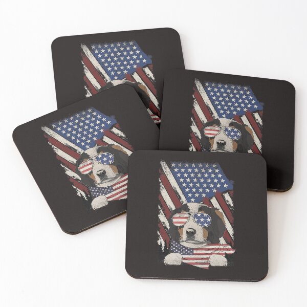 Item preview, American Flag Bernese Mountain Dad Mom Dog Lover 4th of July designed and sold by MuktiCheema.