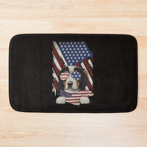 Item preview, American Flag Bernese Mountain Dad Mom Dog Lover 4th of July designed and sold by MuktiCheema.