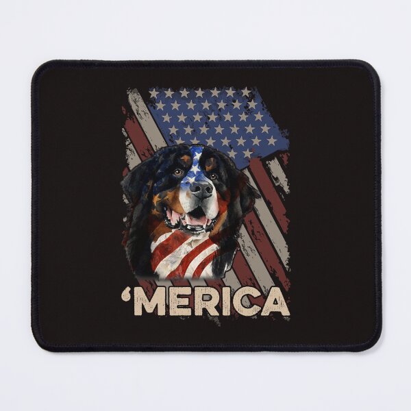 Item preview, American Flag Bernese Mountain Patriotic Dog 4th Of July designed and sold by MuktiCheema.