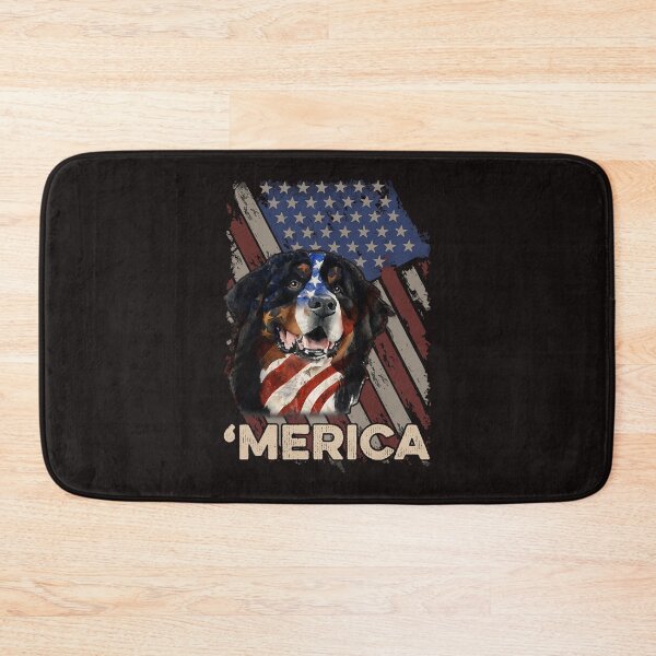 Item preview, American Flag Bernese Mountain Patriotic Dog 4th Of July designed and sold by MuktiCheema.