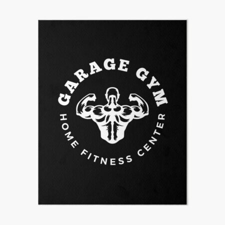 Garage gym best sale wall art