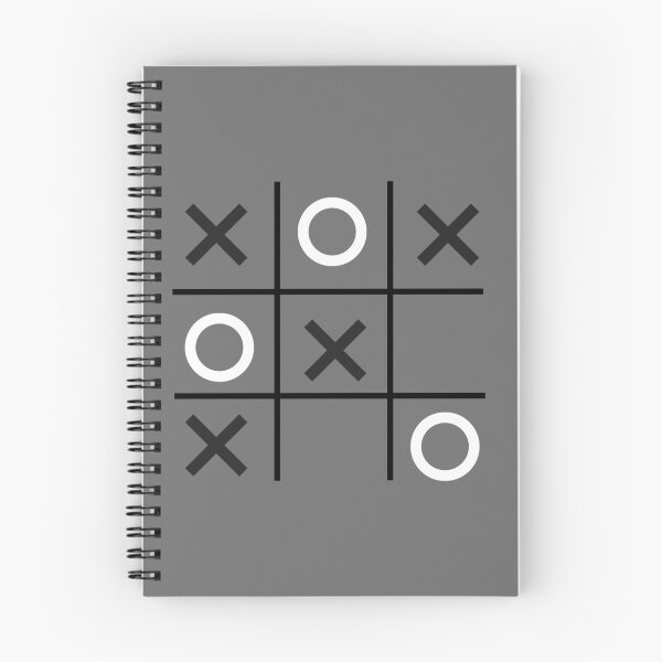 Item preview, Tic-Tac-Toe, Xs & Os, Noughts & Crosses (white/black) designed and sold by Obawan.