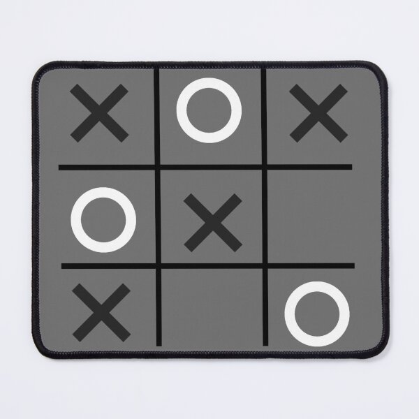 Item preview, Tic-Tac-Toe, Xs & Os, Noughts & Crosses (white/black) designed and sold by Obawan.