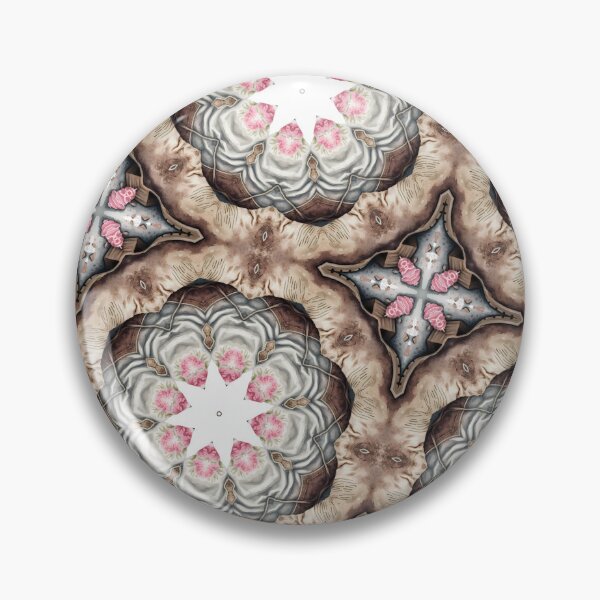 Item preview, Harmony Unveiled: Circle and Diamond Pattern Art in Pinks and Blues designed and sold by cece4410.