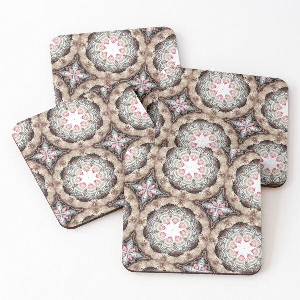 Item preview, Harmony Unveiled: Circle and Diamond Pattern Art in Pinks and Blues designed and sold by cece4410.