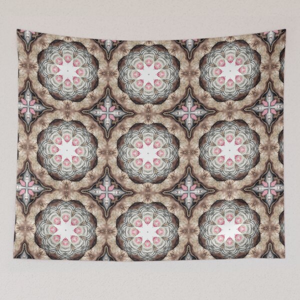 Item preview, Harmony Unveiled: Circle and Diamond Pattern Art in Pinks and Blues designed and sold by cece4410.