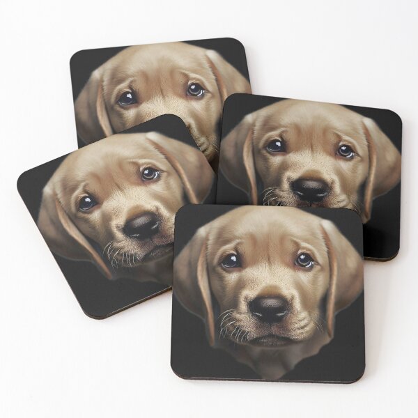 Item preview, Puppy Gaze - Captivating Realism of a Glazed-Eyed Labrador Retriever Puppy designed and sold by knurvs.