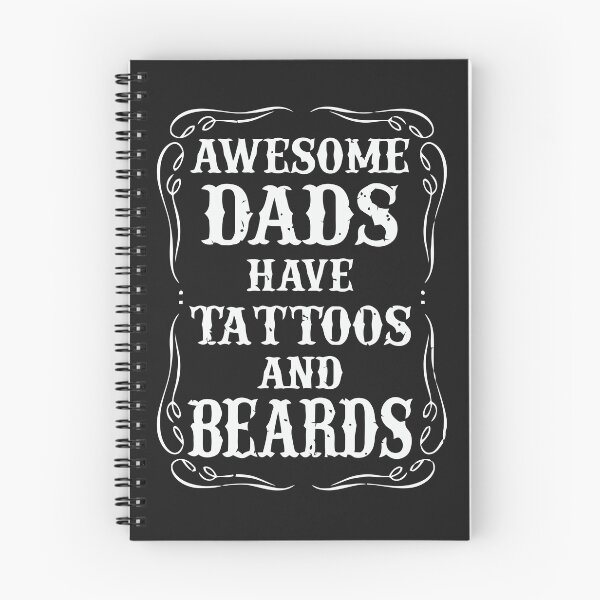 Item preview, Awesome Dads have tattoos and beards gift Shirt  designed and sold by JameJoyDesigner.